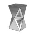 thumbnail image 1 of Geometric Side Table Silver, 1 of 3