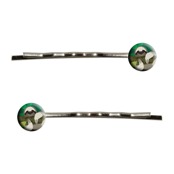 Geometric Sloth Bobby Pin Hair Clips