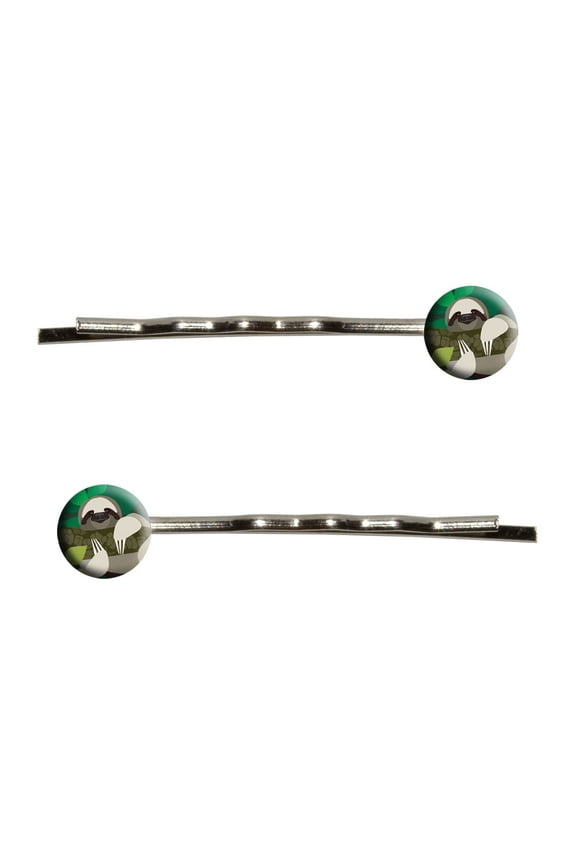 Geometric Sloth Bobby Pin Hair Clips