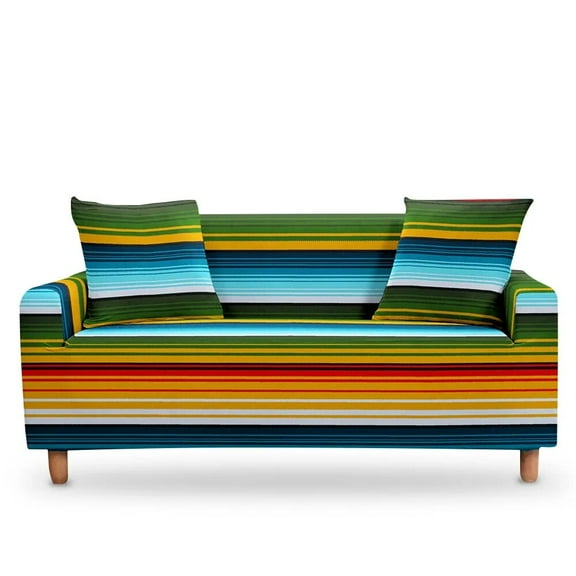 Geometric Sofa Cover for Living Room Lattice Slipcovers Elastic Armchair Dining Chair 3 Seaters Stretch Sofa Covers Funda