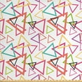 thumbnail image 1 of Geometric Sofa Upholstery Fabric by the Yard, Abstract Triangles Angular Tribal Motifs Colorful Shapes Pattern, Decorative Fabric for DIY and Home Accents, Multicolor by Ambesonne, 1 of 4