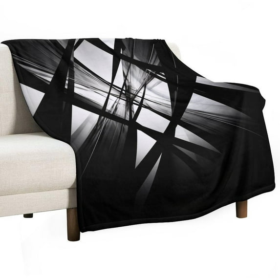 Geometric Soft Cozy Warm, Lightweight And Plush Flannel Throw Blankets - Perfect for Couch, Bed, Travel