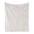 thumbnail image 1 of Geometric Soft Flannel Fleece Blanket, Abstract Dotted Lines Forming Concentric Rhombus Floor Tiling Pattern, Cozy Plush for Indoor and Outdoor Use, 50" x 60", Warm Taupe and White, by Ambesonne, 1 of 6