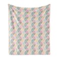 thumbnail image 1 of Geometric Soft Flannel Fleece Blanket, Abstract Form with Triangles Rhombus Zig Zag and Crackles Retro Textured Design, Cozy Plush for Indoor and Outdoor Use, 70" x 90", Multicolor, by Ambesonne, 1 of 5
