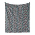 thumbnail image 1 of Geometric Soft Flannel Fleece Blanket, Random Stripes Triangle Shapes Mosaic Ornament Fractal Look Contemporary Design, Cozy Plush for Indoor and Outdoor Use, 50" x 60", Multicolor, by Ambesonne, 1 of 5