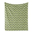 thumbnail image 1 of Geometric Soft Flannel Fleece Blanket, Triangles and Rhombuses with Many Colors Abstract Grid Style Retro Illustration, Cozy Plush for Indoor and Outdoor Use, 60" x 80", Multicolor, by Ambesonne, 1 of 5
