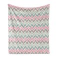 thumbnail image 1 of Geometric Soft Flannel Fleece Blanket, Vintage Funky Textured Abstract Quirky Forms in Gradient Tone Modern Illustration, Cozy Plush for Indoor and Outdoor Use, 50" x 70", Multicolor, by Ambesonne, 1 of 5