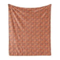 thumbnail image 1 of Geometric Soft Flannel Fleece Throw Blanket, Abstract Style Geometric Elements Colorful Spirals on Warm Colored Background, Cozy Plush for Indoor and Outdoor Use, 70" x 90", Multicolor, by Ambesonne, 1 of 6