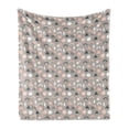 thumbnail image 1 of Geometric Soft Flannel Fleece Throw Blanket, Minimalist Design Simple Geometric Shapes Contemporary Art Work, Cozy Plush for Indoor and Outdoor Use, 70" x 90", Pale Peach Grey, by Ambesonne, 1 of 5