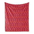 thumbnail image 1 of Geometric Soft Flannel Fleece Throw Blanket, Triangular Illustration Angular Abstraction Native Composition Ornamental, Cozy Plush for Indoor and Outdoor Use, 50" x 60", Multicolor, by Ambesonne, 1 of 5