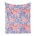 thumbnail image 1 of Geometric Soft Flannel Fleece Throw Blanket, Trippy Abstract Watercolor Mix Funky Structured Hand Drawn Print, Cozy Plush for Indoor and Outdoor Use, 70" x 90", Multicolor, by Ambesonne, 1 of 5