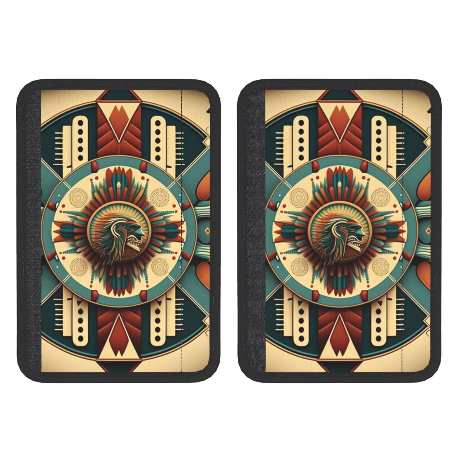 Geometric Southwestern Native American Seat Belt Shoulder Pad 2-Pack ...