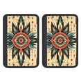 thumbnail image 1 of Geometric Southwestern Native American Seat Belt Shoulder Pad 2-Pack Soft Car Seatbelt Cover Adjustable Strap Breathable Comfort Pad, 1 of 8