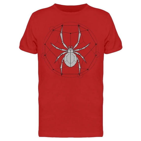 Geometric Spider Tattoo Tee Men's -Image by Shutterstock