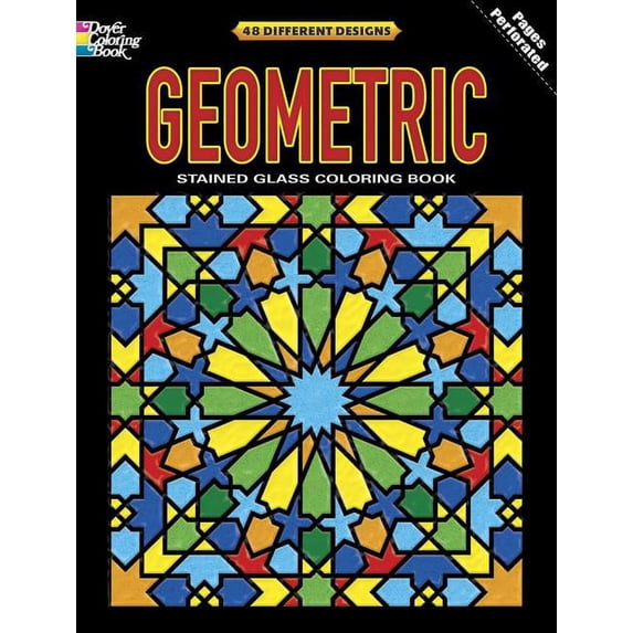 Layout Book For Pattern Making Dover Design Geometric Stained Glass Coloring Book, Deluxe Edition ...