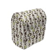 thumbnail image 1 of Geometric Stand Mixer Cover, Old Fashioned Retro Circles and Rectangles Line Design, Kitchen Appliance Organizer Bag Cover with Pockets, 5 Quarts, Brown Apple Green, by Ambesonne, 1 of 4
