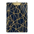 thumbnail image 1 of Geometric Star Pattern 12.5x9in Clipboard, Durable Acrylic with Metal Clip and Wall Hook for Office or Classroom, 1 of 10