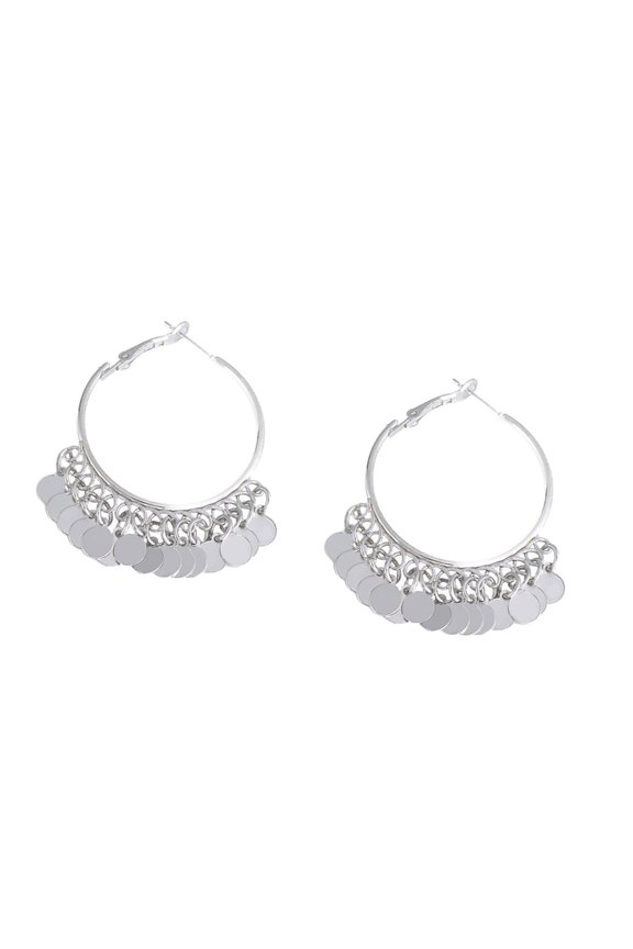Geometric Statement Earrings Lightweight Iron Construction Party Wear