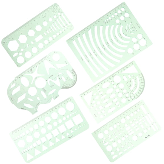 Geometric Stencils Circle Template for Drawing Set Architectural
