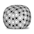 thumbnail image 1 of Geometric Storage Toy Bag Chair, Contemporary Abstract Forms with Inner Diamond Shapes, Stuffed Animal Organizer Washable Bag, Large Size, Pale Grey Charcoal Grey, by Ambesonne, 1 of 3