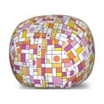 thumbnail image 1 of Geometric Storage Toy Bag Chair, Repeating Abstract Pattern with Mosaic Rectangles and Rounds Contemporary Art, Stuffed Animal Organizer Washable Bag, Small Size, Multicolor, by Ambesonne, 1 of 3