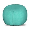 thumbnail image 1 of Geometric Storage Toy Bag Chair, Repeating Pattern Like Abstract Circles Formed Dots Modern Simple, Stuffed Animal Organizer Washable Bag, Large Size, Dark Seafoam and Pale Teal, by Ambesonne, 1 of 3