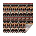 thumbnail image 1 of Geometric Stripe Black Pattern Square Tablecloth, Waterproof Wipeable Spillproof Washable Table Cover for Home Kitchen Party and Daily Decor 52"x52", 1 of 4