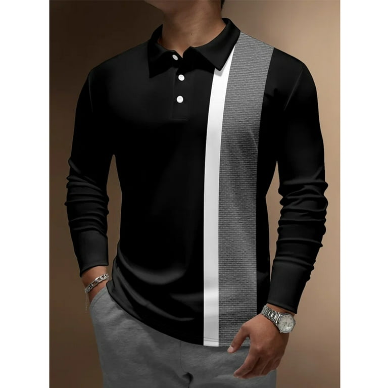 Long sleeve polo with on sale vest