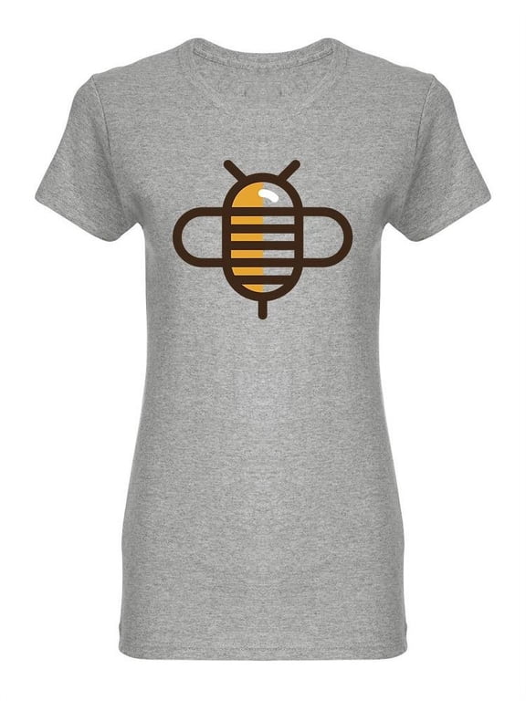 Geometric Style Bee T-Shirt Women -Image by Shutterstock, Female Small