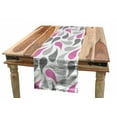 thumbnail image 1 of Geometric Table Runner, Persian Civilization Influenced Geometric Pattern Teardrop Shapes Curved Tip, Dining Room Kitchen Rectangular Runner, 3 Sizes, by Ambesonne, 1 of 2