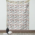 thumbnail image 1 of Geometric Tapestry, Hexagon and Cubes Pattern Simple Polygonal Design Inspirations with Grunge Effect, Wall Hanging for Bedroom Living Room Dorm Decor, 40W X 60L Inches, Multicolor, by Ambesonne, 1 of 2