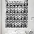 thumbnail image 1 of Geometric Tapestry, Monochrome Hand Drawn Tribal Pattern Abstract Aztec Motifs Civilizations, Fabric Wall Hanging Decor for Bedroom Living Room Dorm, 5 Sizes, Black White, by Ambesonne, 1 of 1