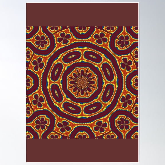 Geometric Tapestry Poster Wall Art, Modern Wall Decor For Living Room Bedroom, 8x12 UNFRAMED