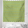 thumbnail image 1 of Geometric Tapestry, Triangular in Various Tones Symmetric Colorful Design, Fabric Wall Hanging Decor for Bedroom Living Room Dorm, 5 Sizes, Yellow Turquoise, by Ambesonne, 1 of 1