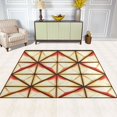 thumbnail image 1 of Geometric Thene Pattern Design 63''x48'' Plush Memory Foam Bath Mat, Soft, Absorbent, Non Slip, Durable, 1 of 7