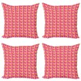 thumbnail image 1 of Geometric Throw Pillow Cushion Case Pack of 4, Abstract Triangles Pattern with Modern Design Elements Angular Shape Pattern, Modern Accent Double-Sided Print, 4 Sizes, Multicolor, by Ambesonne, 1 of 2