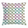 thumbnail image 1 of Geometric Throw Pillow Cushion Cover, Modern Style Design of Chain Linked Interlacing Blended Pastel Colored Pattern, Decorative Square Accent Pillow Case, 16 X 16 Inches, Multicolor, by Ambesonne, 1 of 2