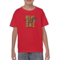 thumbnail image 1 of Geometric Trex King Of Dinos T-Shirt Juniors -Image by Shutterstock,  Large, 1 of 4