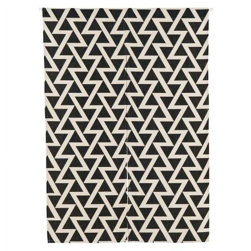 Triangle Fishnet Pattern Geometric Triangle Fish Pattern Door Curtain Study Bedroom Home ...