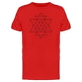 thumbnail image 1 of Geometric Triangle Hipster Mode Tee Men's -Image by Shutterstock, 1 of 2
