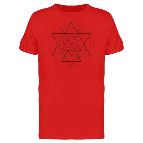 Geometric Triangle Hipster Mode Tee Men's -Image by Shutterstock