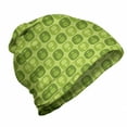 thumbnail image 1 of Geometric Unisex Beanie, Arful Image of Squircles, Hiking Outdoors, Olive Green, by Ambesonne, 1 of 1