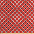 thumbnail image 1 of Ambesonne Geometric Fabric by the Yard Upholstery, Patriotic Theme Stars, 3 Yards, Vermilion Navy Blue, 1 of 4