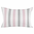 thumbnail image 1 of Geometric Vertical Stripes Minimalist King Size Pillow Cover, Pillowcase Protectors with Zipper, Breathable Decorative Throw Pillow Case Cover, Pillow Shams for Couch Sofa 20x36Inch, 1 of 7