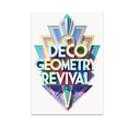 thumbnail image 1 of Geometric Wall Decor - Art Deco Enthusiast - 13x19 Poster Print, 1 of 4