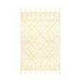 thumbnail image 1 of Geometric Washable Cotton Bath Rug Yellow, Elias, 1 of 11