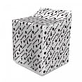 thumbnail image 1 of Geometric Washer Cover, Abstract Avant Garde Pattern of Minimalist Geometric Shapes and Zigzags, Washroom Decor with Dust Protection, 29" x 28" x 40", Charcoal Grey White, by Ambesonne, 1 of 3