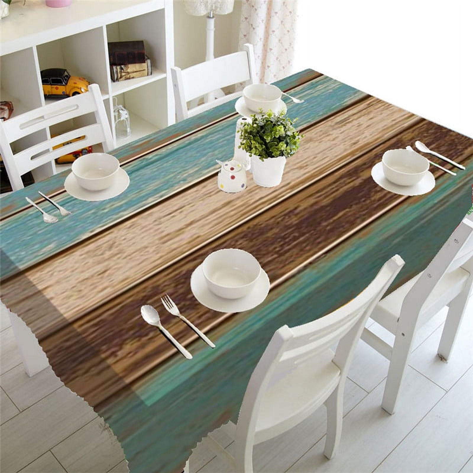 Geometric Wave Rectangular Tablecloths Wedding Centerpieces for Tables ...