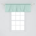 thumbnail image 1 of Ambesonne Geometric Valance Pack of 2, Symmetric Nested Rhombus, 54"X18", Seafoam and White, 1 of 1