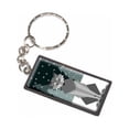 thumbnail image 1 of Geometric Winter Wolf Keychain Key Chain Ring, 1 of 1